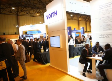 Voith Hydro stand