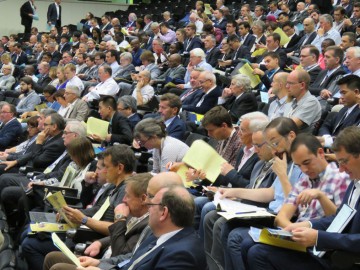 Delegates at the opening ceremony